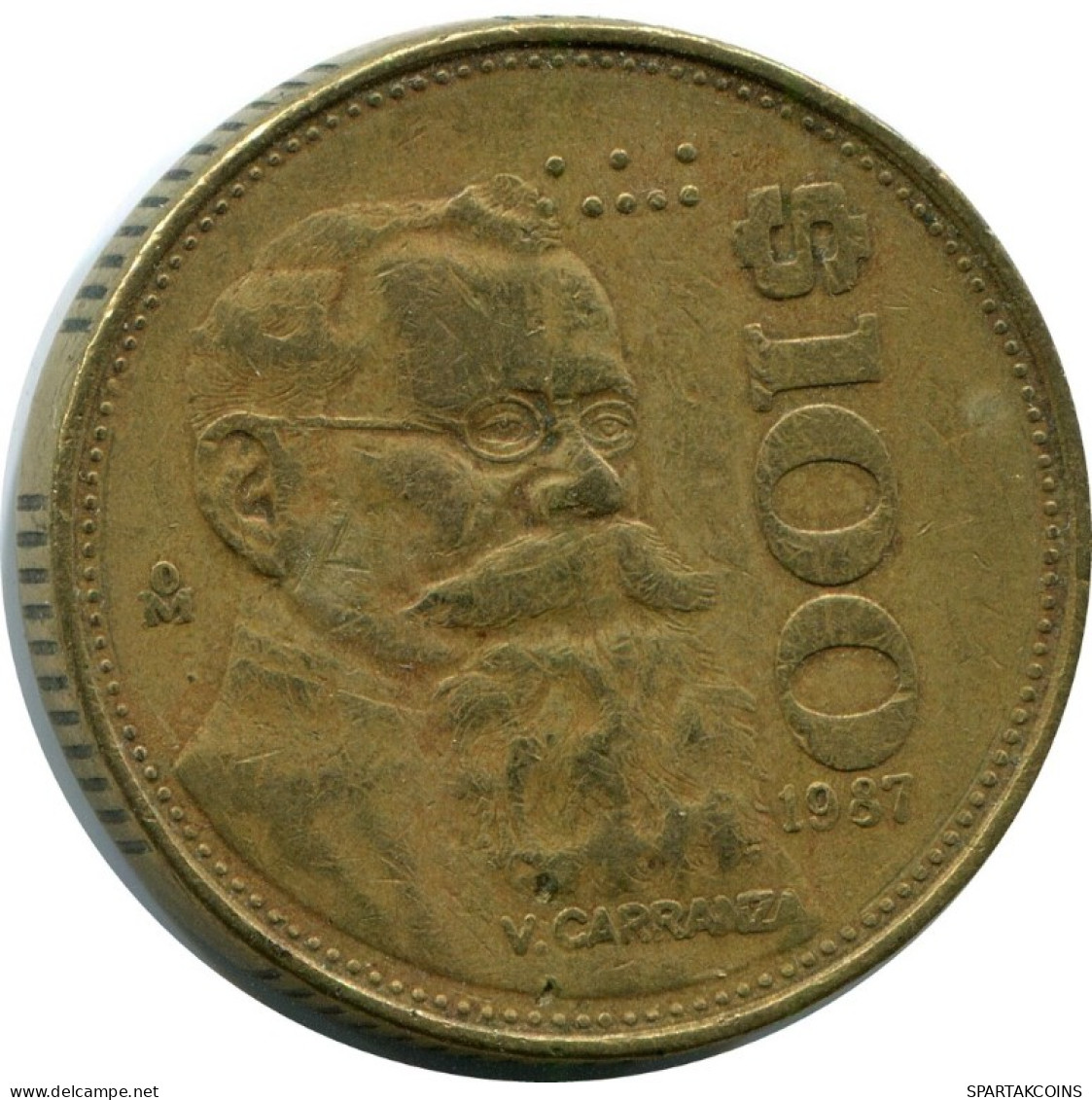 100 PESOS 1987 MEXIKO MEXICO Münze #AH494.5.D.A - Mexique