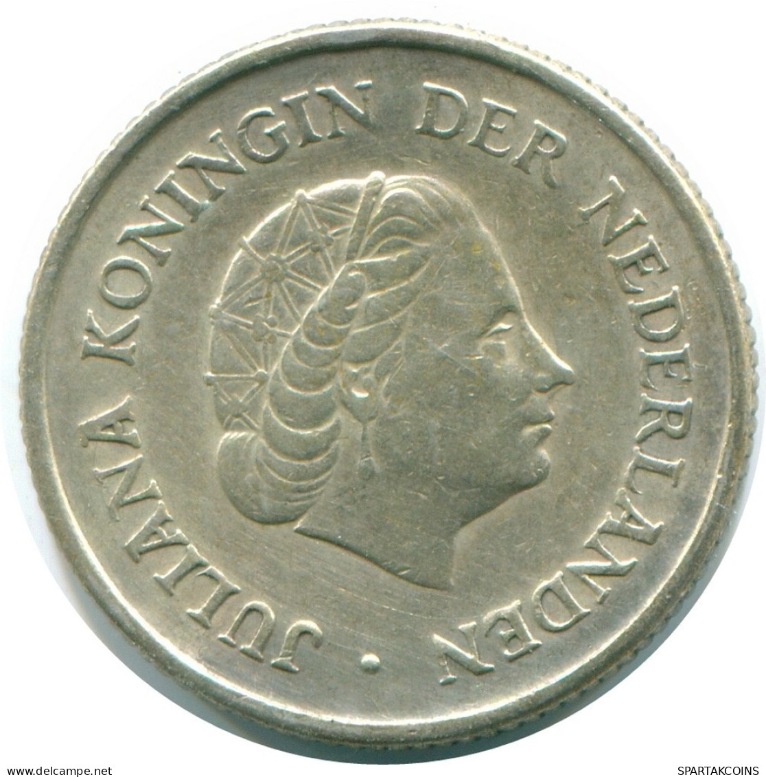 1/4 GULDEN 1965 NETHERLANDS ANTILLES SILVER Colonial Coin #NL11304.4.U.A - Antillas Neerlandesas