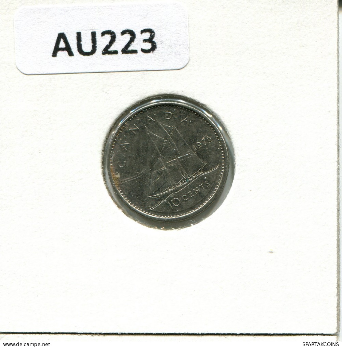 10 CENT 1976 CANADA Coin #AU223.U.A - Canada