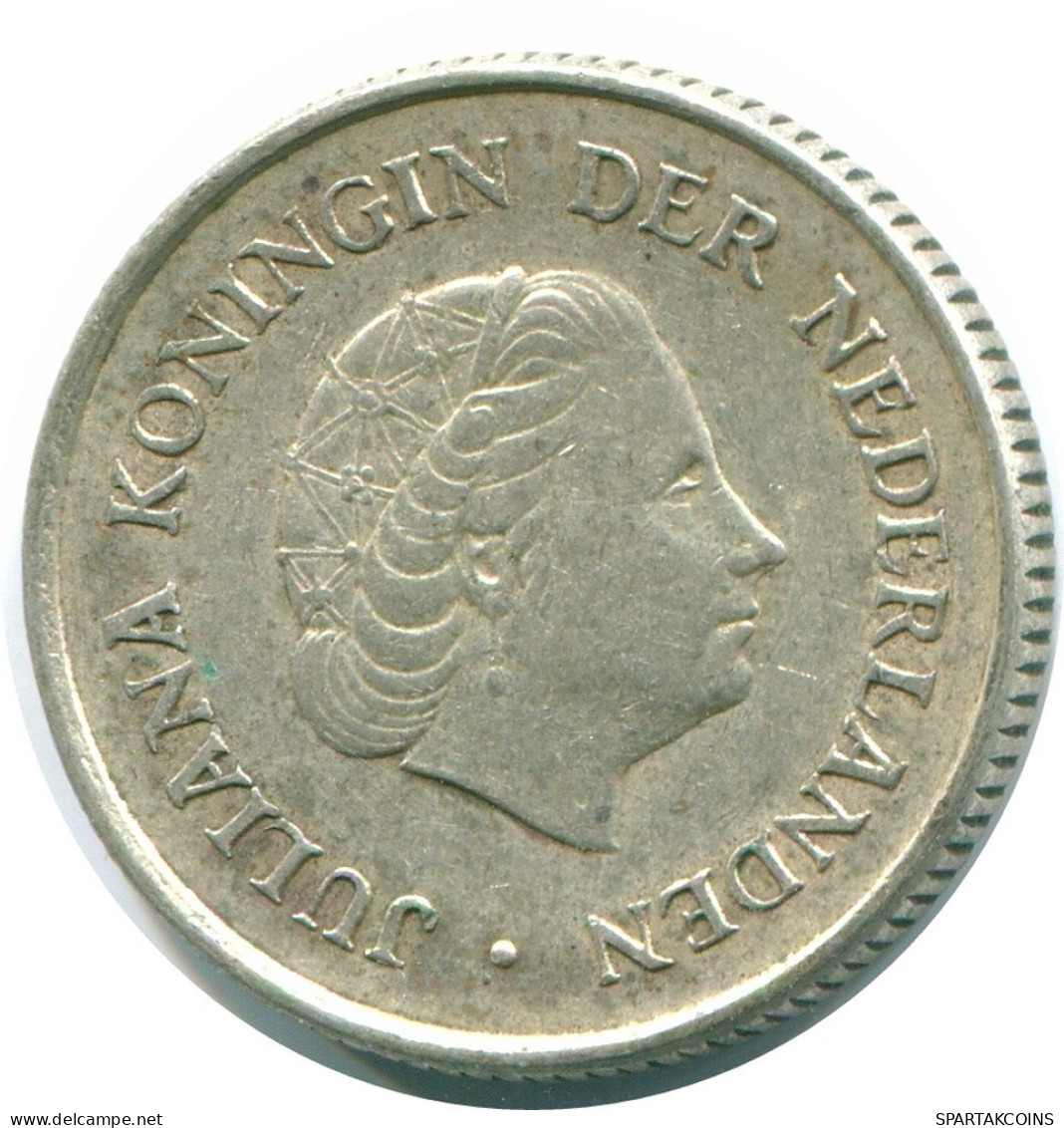 1/4 GULDEN 1967 ANTILLAS NEERLANDESAS PLATA Colonial Moneda #NL11464.4.E.A - Antilles Néerlandaises