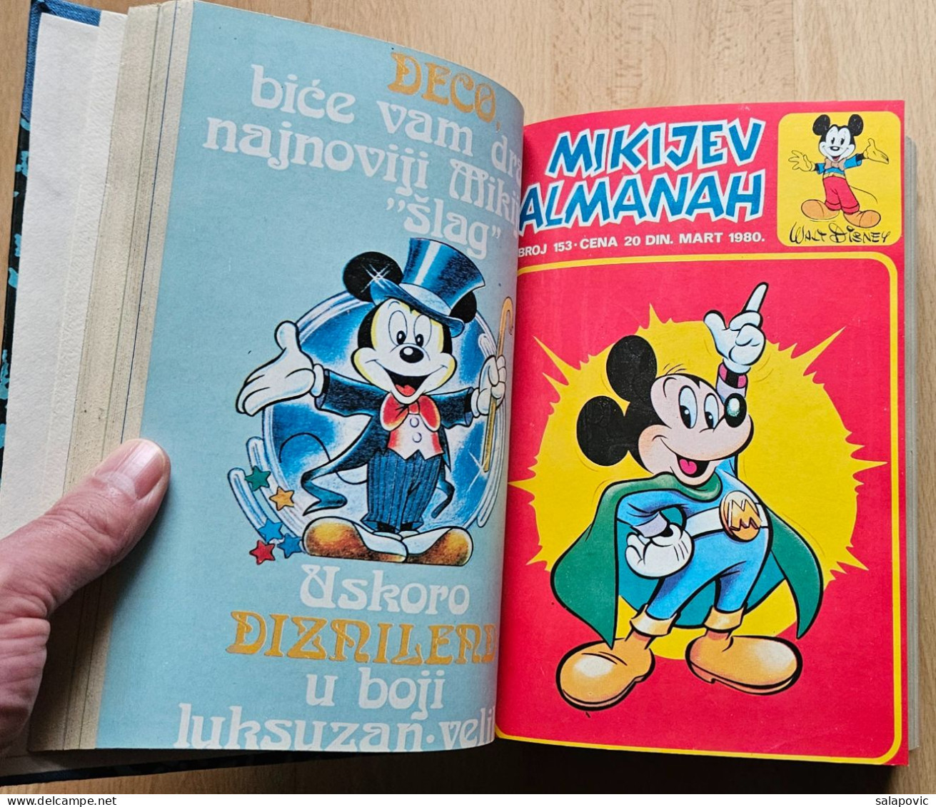 MIKIJEV ALMANAH 12 Numbers Bound 151 - 162, Vintage Comic Book Yugoslavia Yugoslavian Mickey Mouse Disney Comics - BD & Mangas (autres Langues)