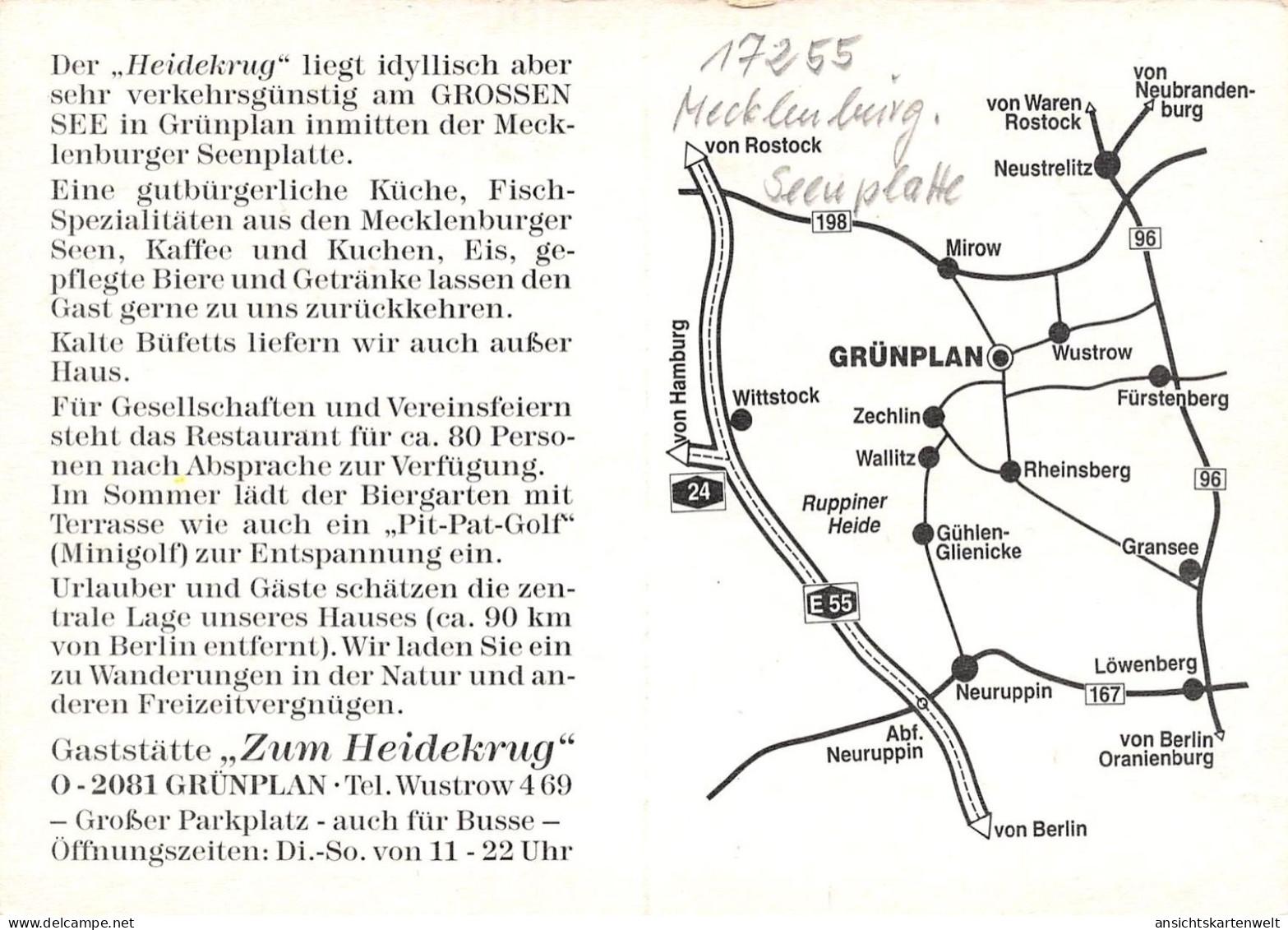 Grünplan Zum Heidekrug Ngl #169.186 - Altri & Non Classificati