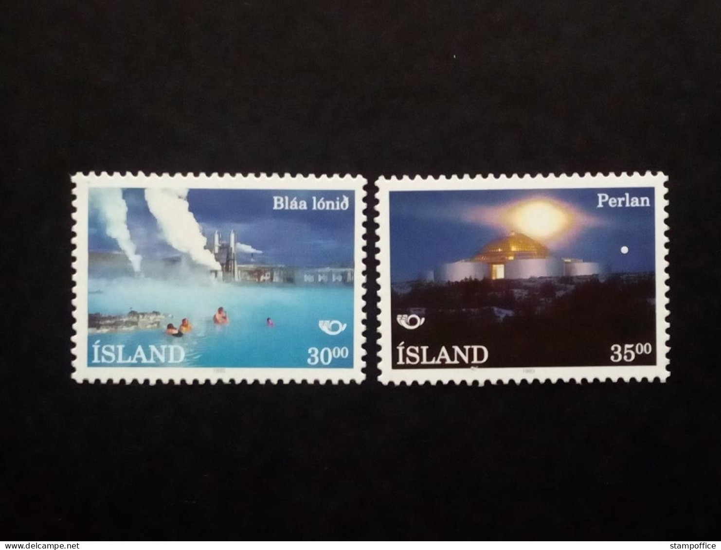 ISLAND MI-NR. 784-785 POSTFRISCH(MINT) NORDEN 1991 TOURISMUS BLAUE LAGUNE - Europäischer Gedanke