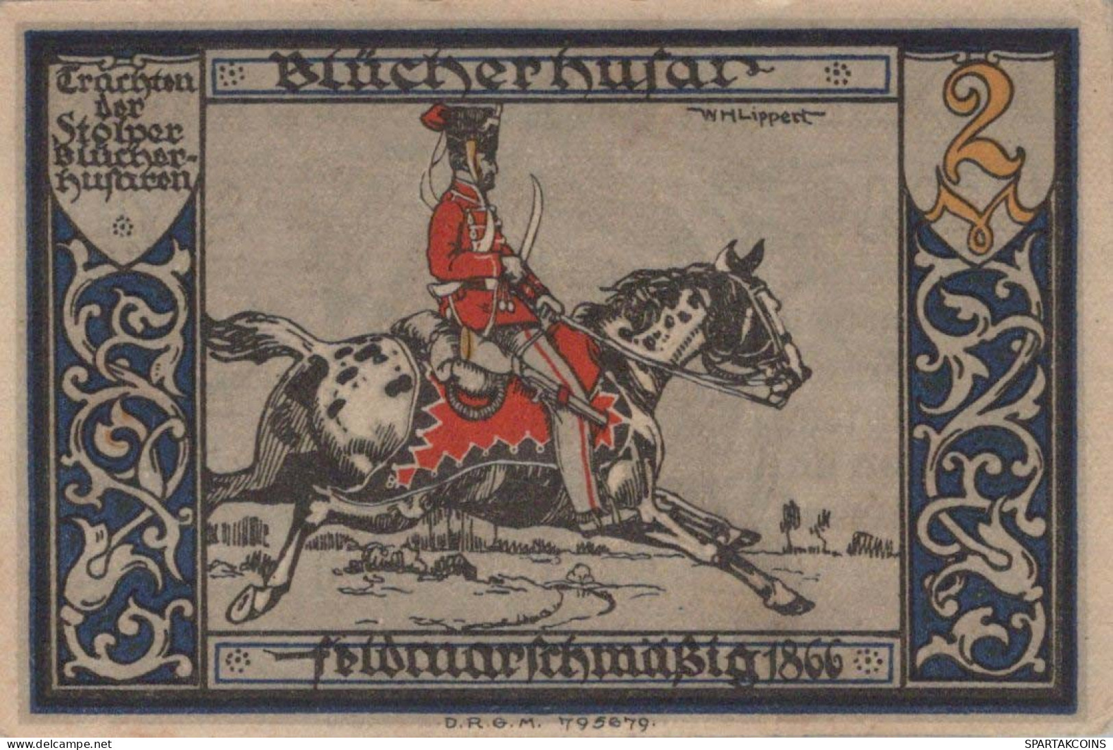 2 MARK 1914-1924 Stadt STOLP Pomerania UNC DEUTSCHLAND Notgeld Banknote #PD359 - [11] Emissions Locales