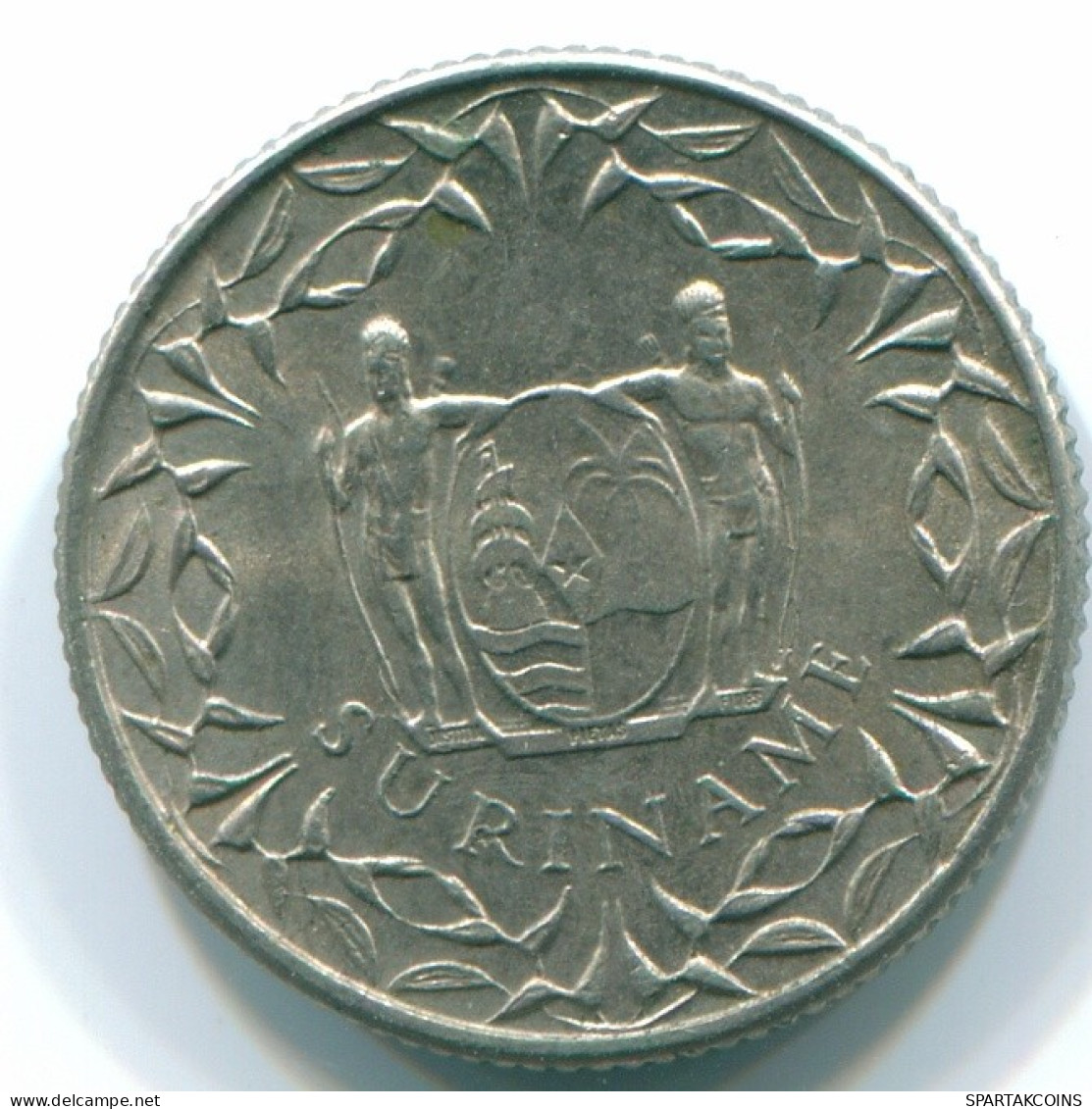 10 CENTS 1962 SURINAME NEERLANDÉS NETHERLANDS Nickel Colonial Moneda #S13192.E.A - Suriname 1975 - ...