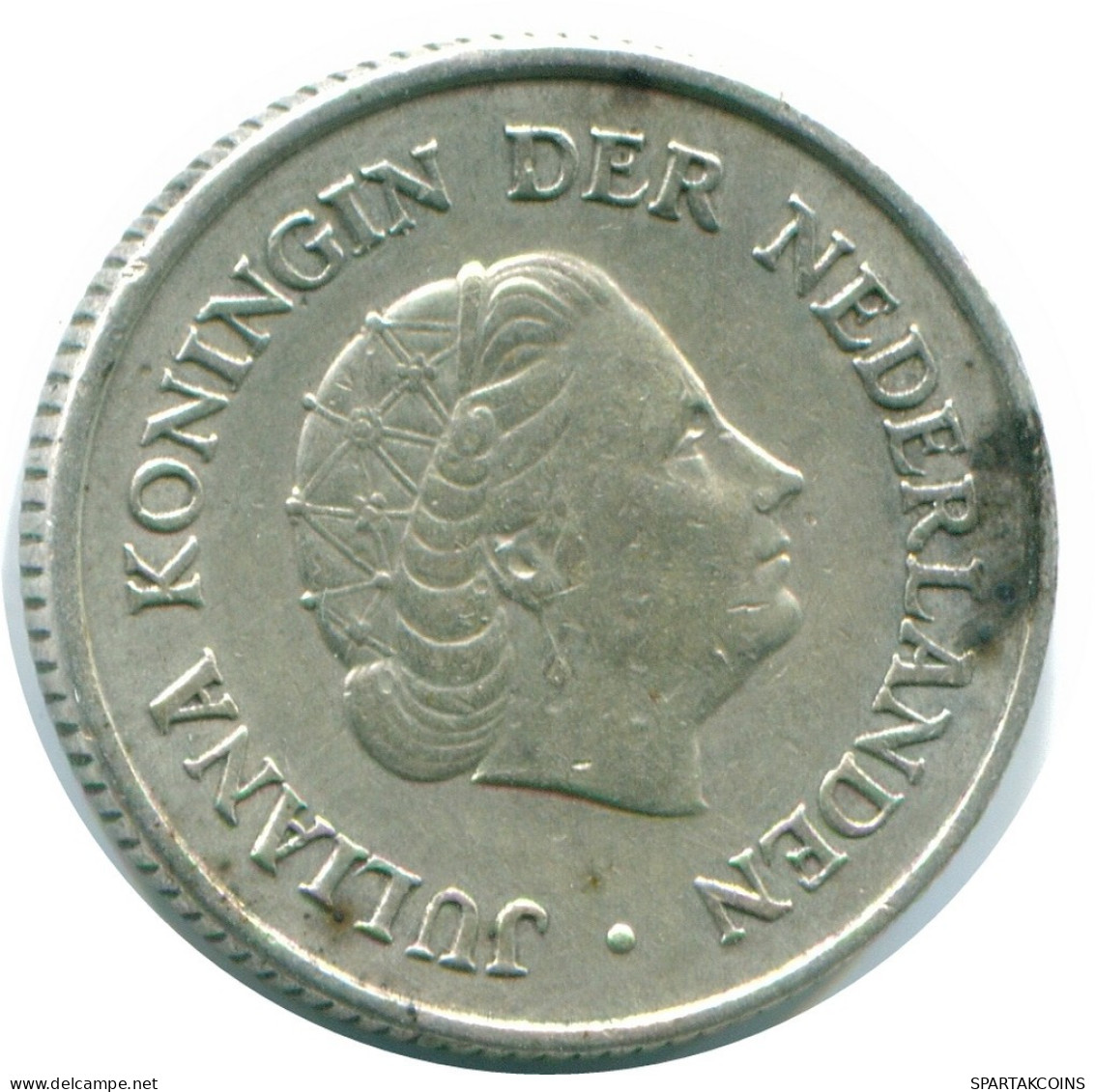 1/4 GULDEN 1965 ANTILLAS NEERLANDESAS PLATA Colonial Moneda #NL11314.4.E.A - Netherlands Antilles