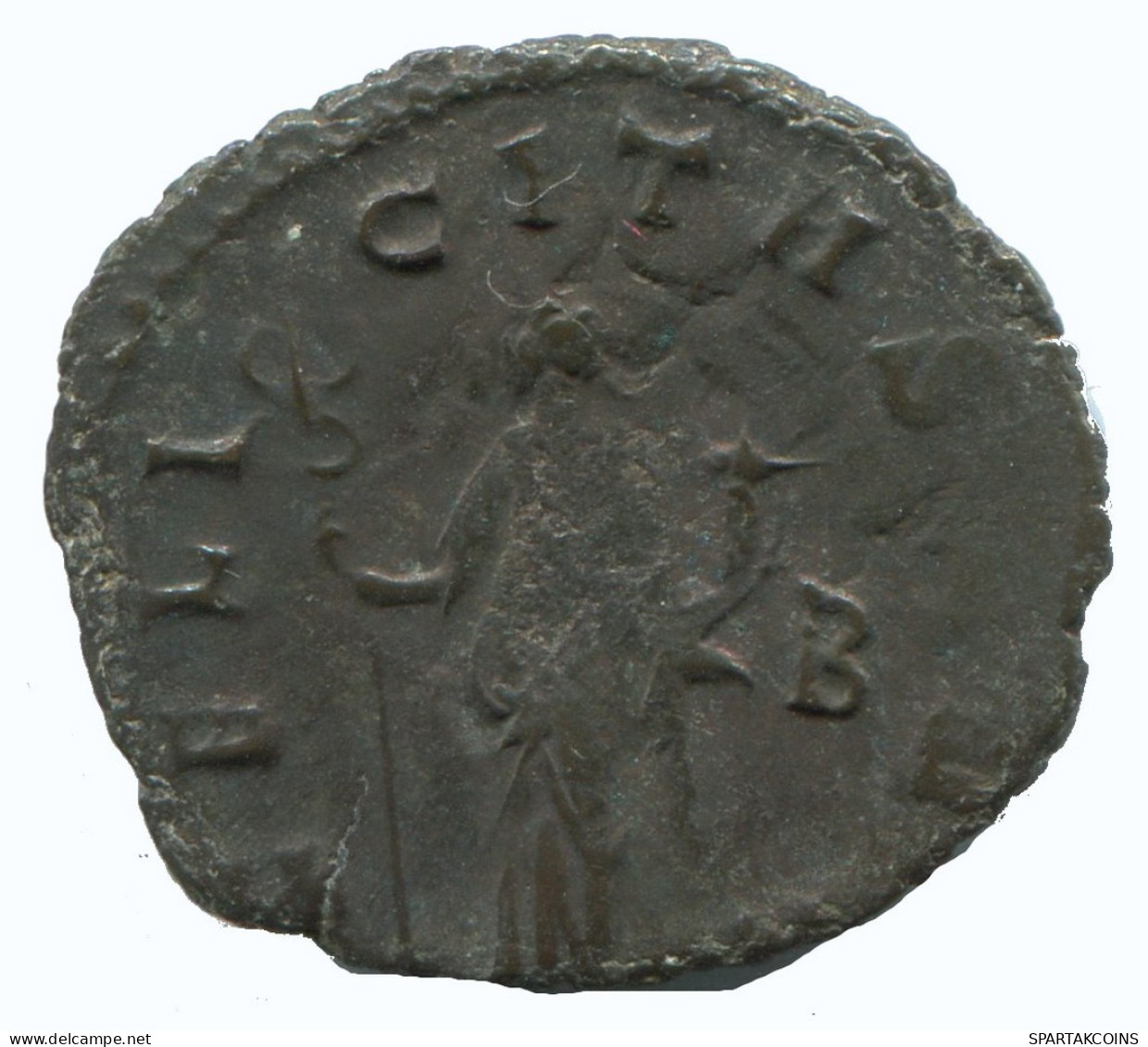 CLAUDIUS II ANTONINIANUS Roma B AD32 Felicitas AVG 2g/21mm #NNN1901.18.F.A - Der Soldatenkaiser (die Militärkrise) (235 / 284)