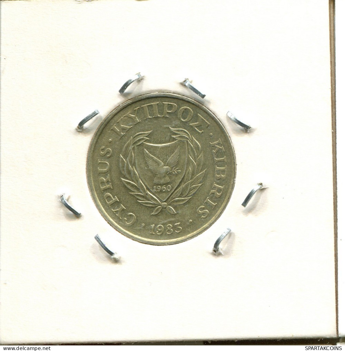 5 MILS 1983 ZYPERN CYPRUS Münze #AS463.D.A - Chypre