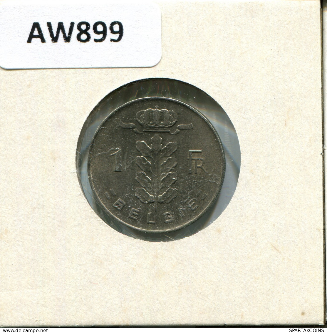 1 FRANC 1975 DUTCH Text BELGIEN BELGIUM Münze #AW899.D.A - 1 Franc