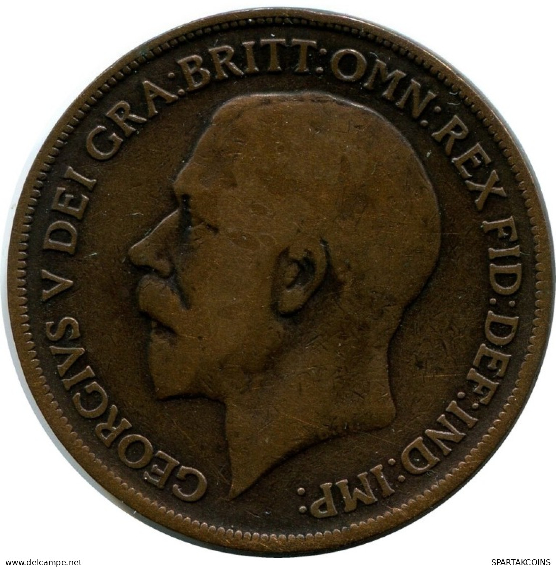 PENNY 1916 UK GROßBRITANNIEN GREAT BRITAIN Münze #AN493.D.A - D. 1 Penny