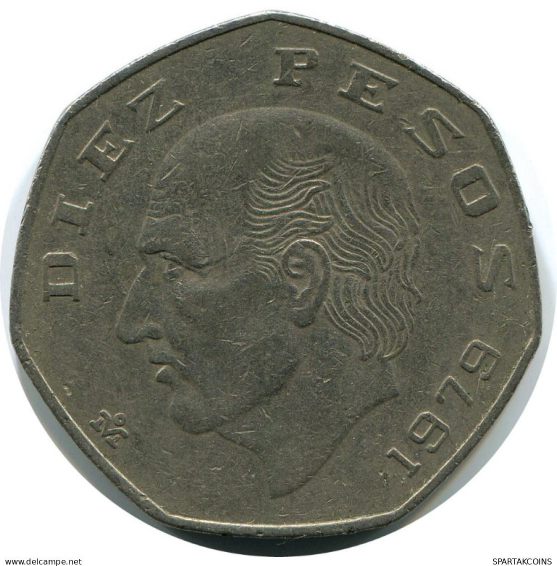 10 PESOS 1979 MEXICO Moneda #AH558.5.E.A - Mexico