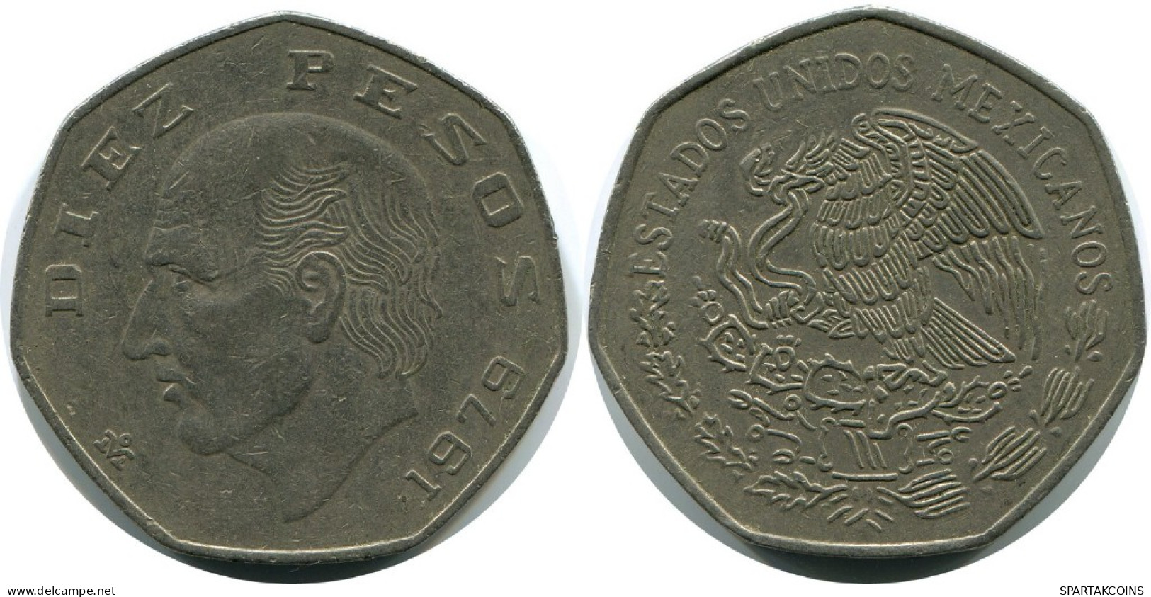 10 PESOS 1979 MEXICO Moneda #AH558.5.E.A - Mexique