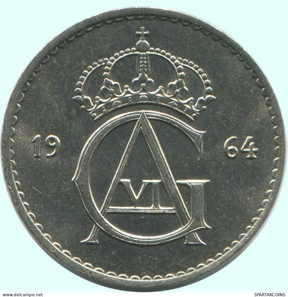 50 ORE 1964 SCHWEDEN SWEDEN Münze #AC722.2.D.A - Sweden