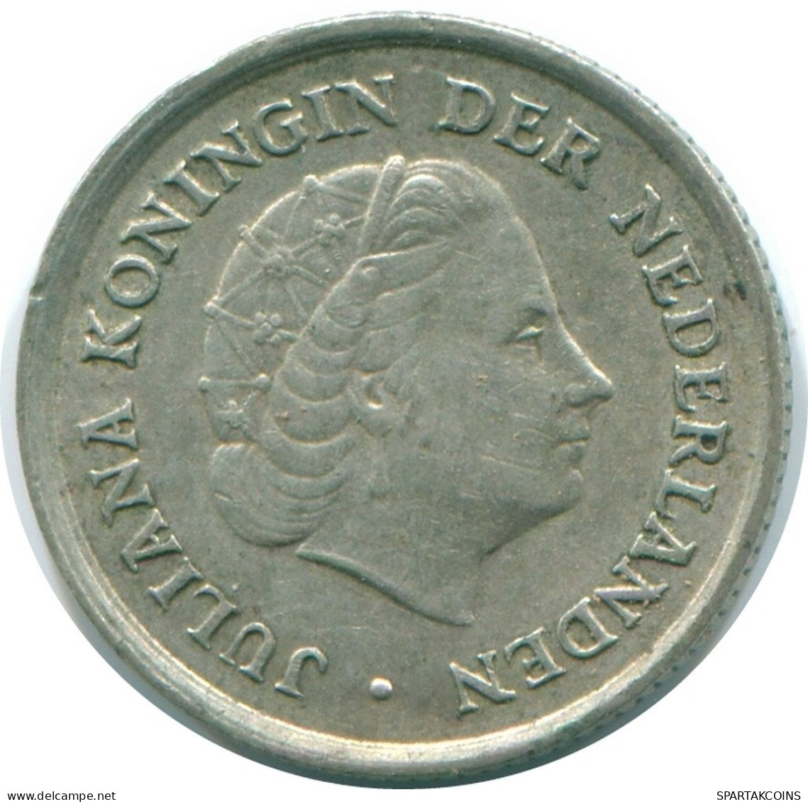 1/10 GULDEN 1966 NETHERLANDS ANTILLES SILVER Colonial Coin #NL12805.3.U.A - Antillas Neerlandesas