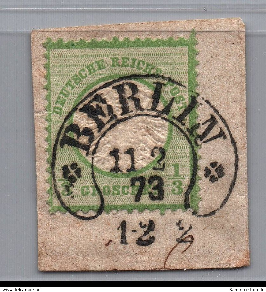 Dt. Reich Michel-Nummer 17, Gestempelt Hufeisen Berlin 1873 - Other & Unclassified