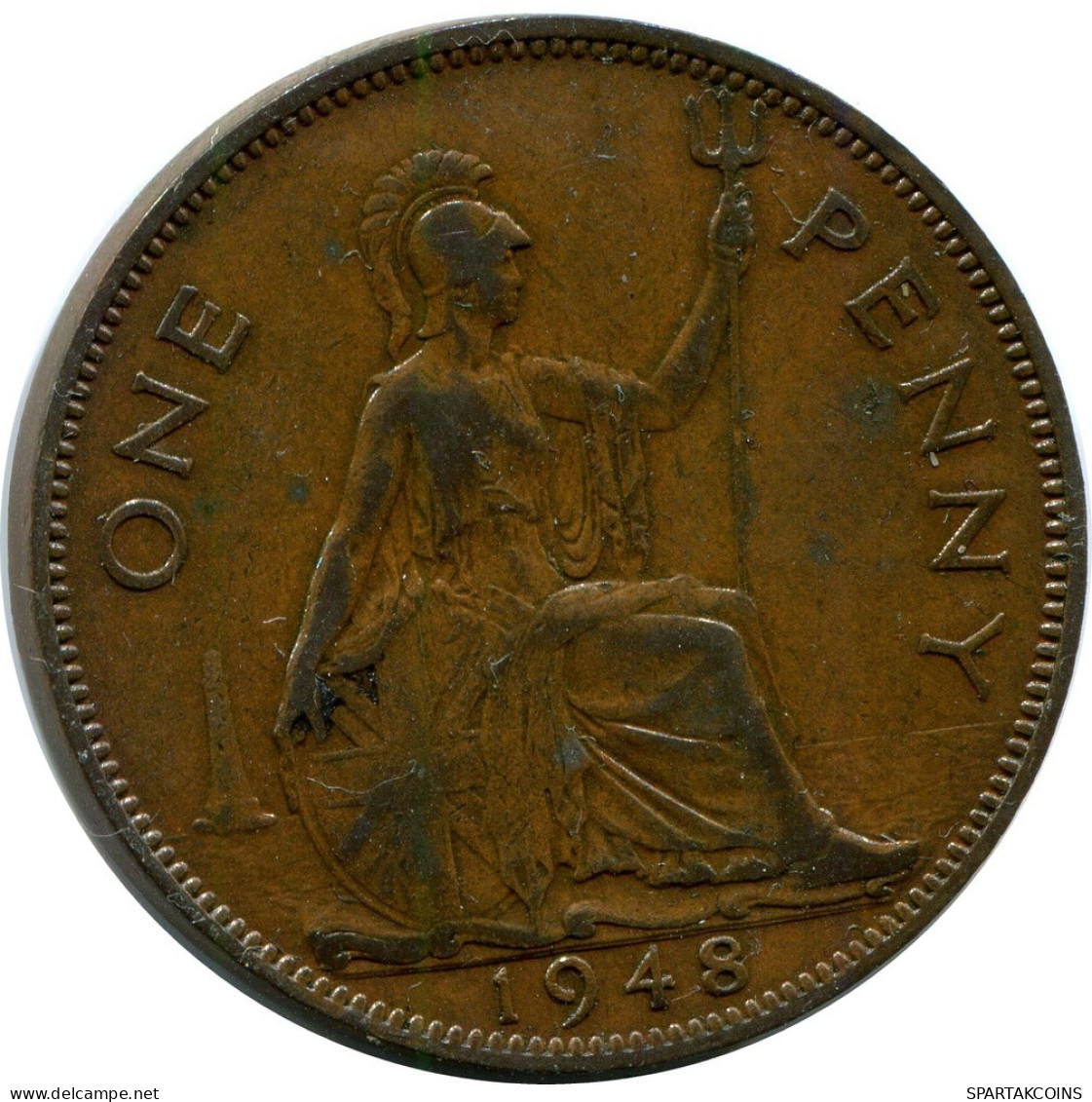 PENNY 1948 UK GREAT BRITAIN Coin #AZ627.U.A - D. 1 Penny