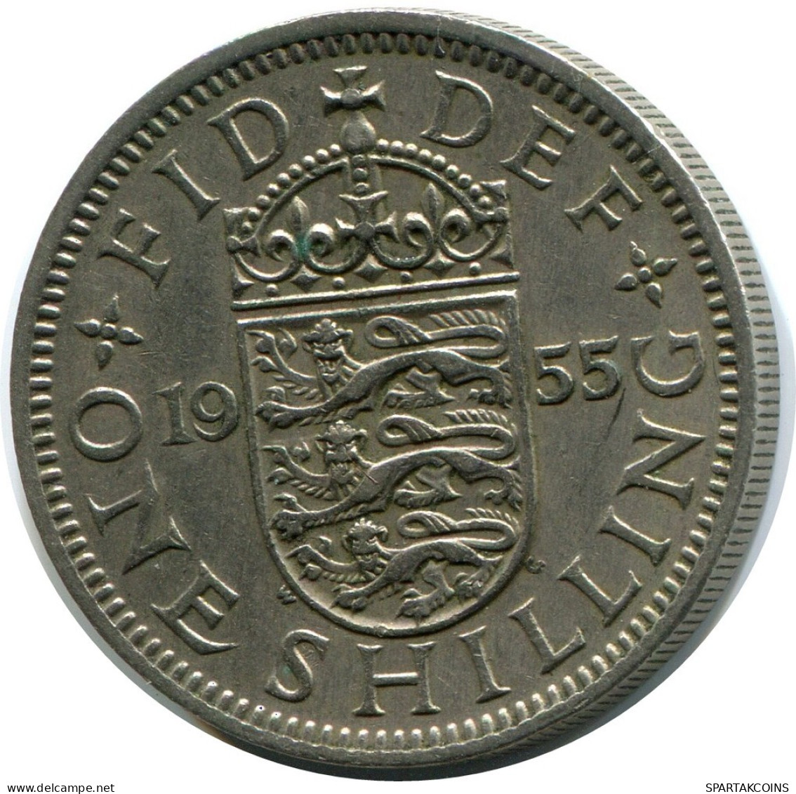 SHILLING 1955 UK GREAT BRITAIN Coin #AY978.U.A - I. 1 Shilling