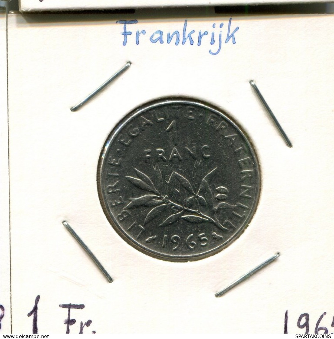 1 FRANC 1965 FRANCE Coin French Coin #AM308.U.A - 1 Franc