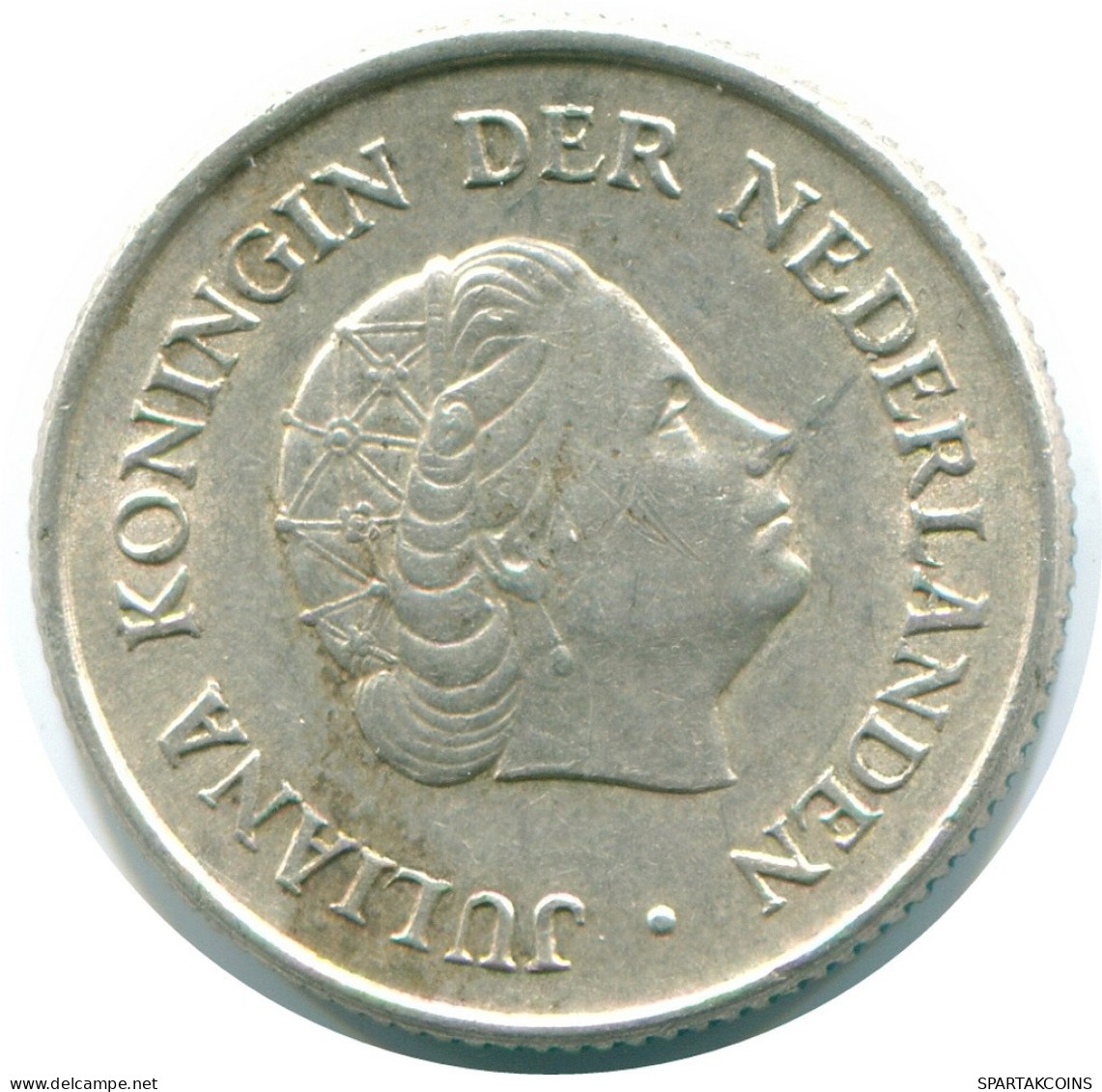 1/4 GULDEN 1970 NETHERLANDS ANTILLES SILVER Colonial Coin #NL11666.4.U.A - Netherlands Antilles