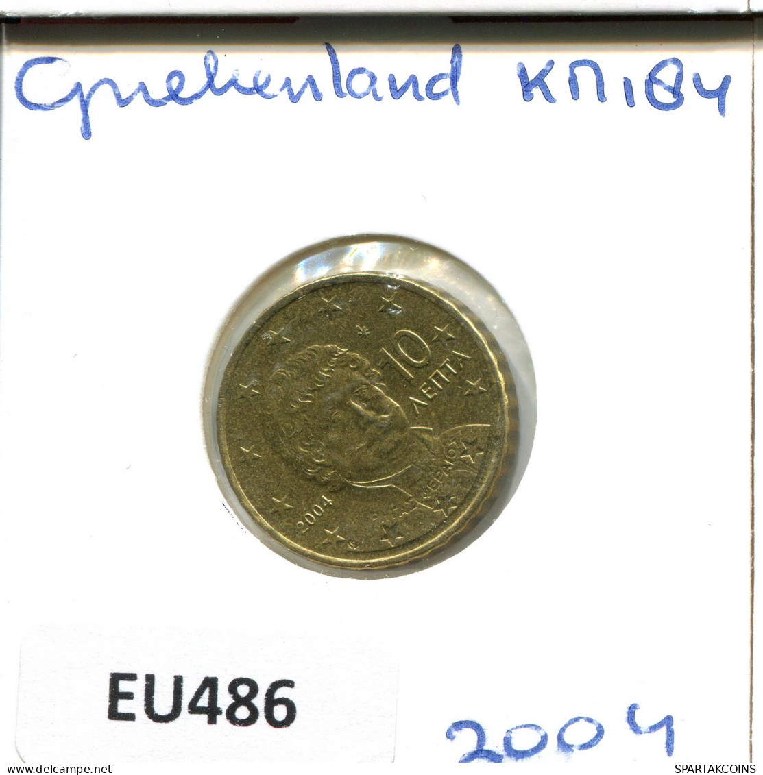 10 EURO CENTS 2004 GREECE Coin #EU486.U.A - Greece