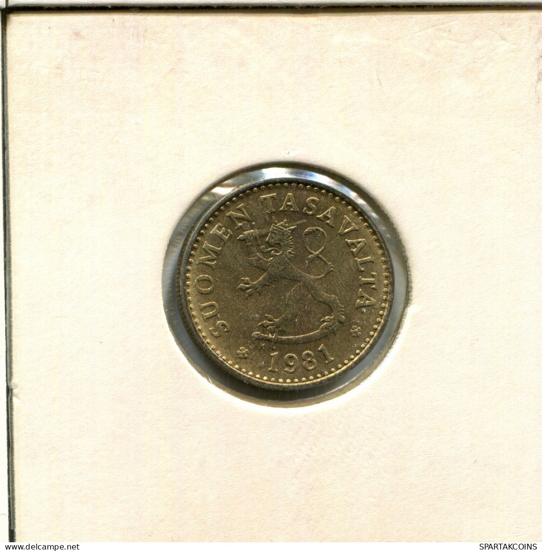 10 PENNYA 1981 FINLANDIA FINLAND Moneda #AS731.E.A - Finlande