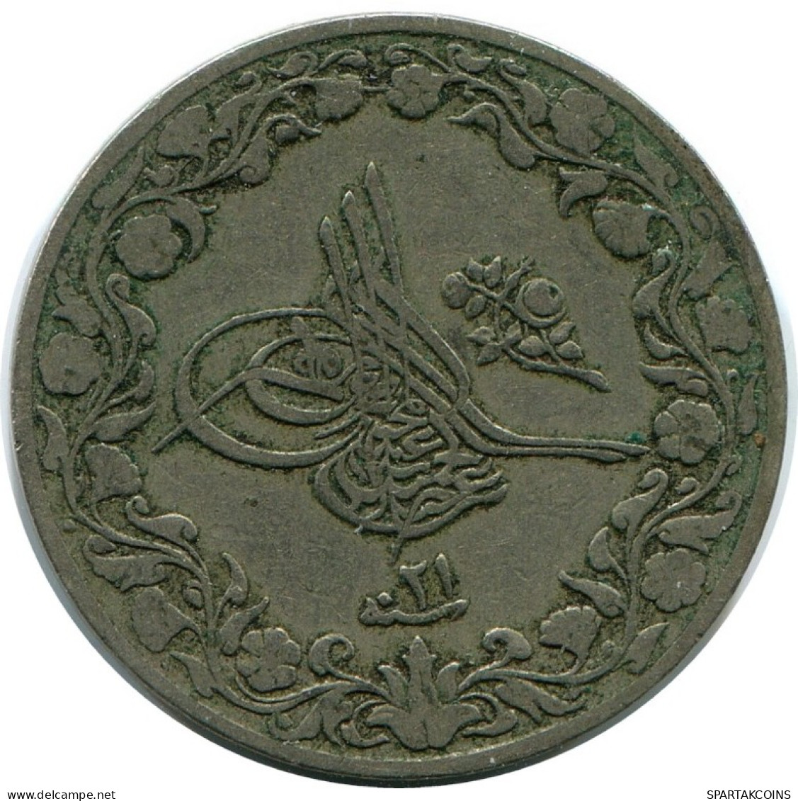 5/10 QIRSH 1895 ÄGYPTEN EGYPT Islamisch Münze #AH281.10.D.A - Egypt