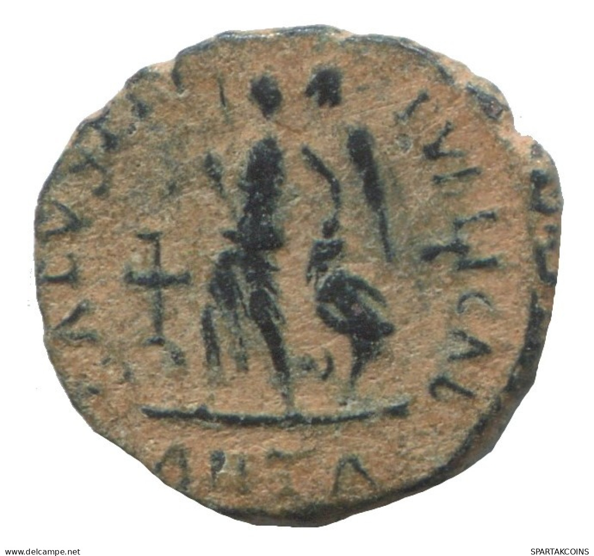 VALENTINIANVS II ANTIOCH ANTΔ AD375 SALVS REI-PVBLICAE 0.8g/14m #ANN1549.10.E.A - The End Of Empire (363 AD To 476 AD)
