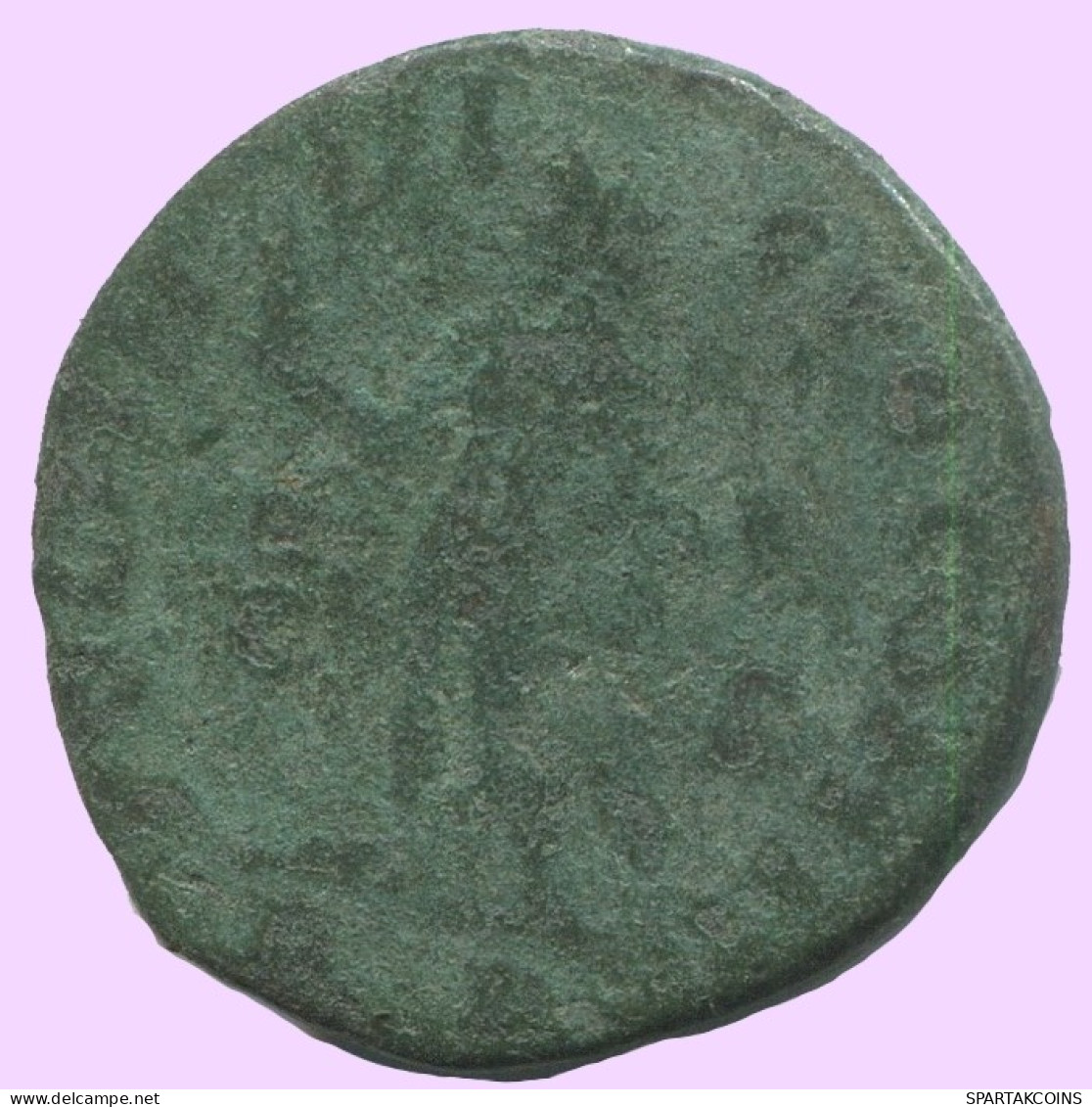 LATE ROMAN IMPERIO Follis Antiguo Auténtico Roman Moneda 2.3g/17mm #ANT2068.7.E.A - La Caduta Dell'Impero Romano (363 / 476)