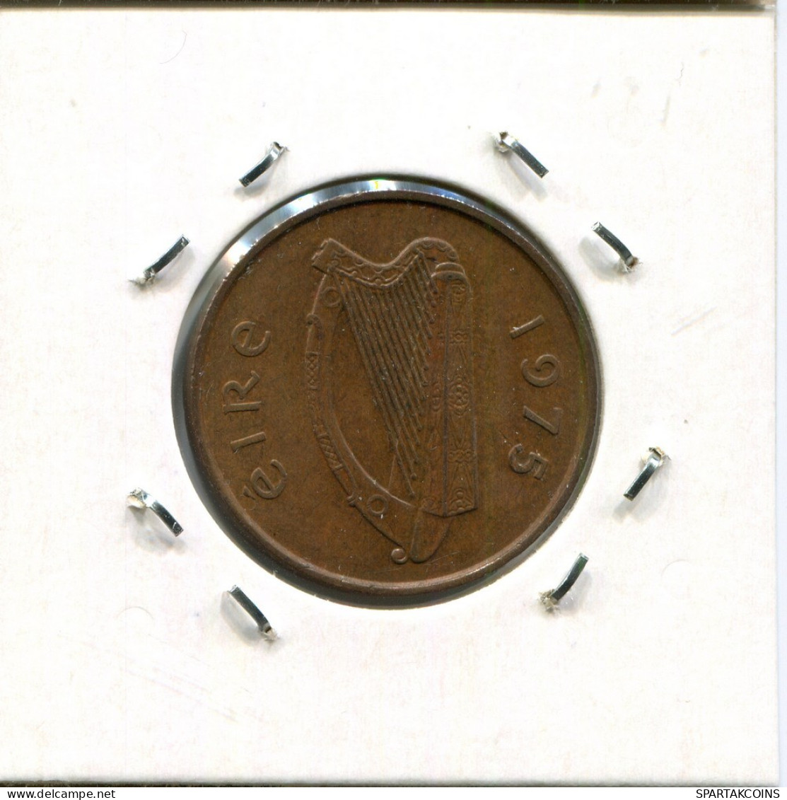 2 PENCE 1975 IRLANDA IRELAND Moneda #AR594.E.A - Ierland