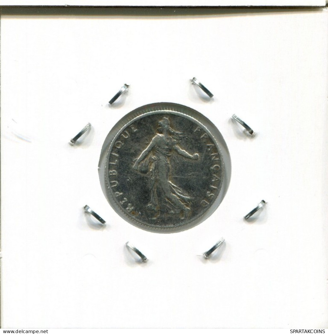 50 CENTIMES 1917 FRANKREICH FRANCE SILBER Französisch Münze #AK954.D.A - 50 Centimes