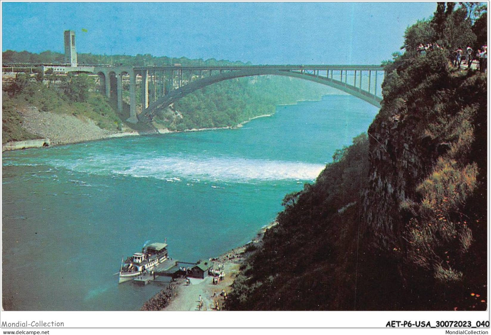 AETP6-USA-0455 - NIAGARA FALLS - Maid Of The Mist Steamer And Rainbow Bridge - Autres & Non Classés
