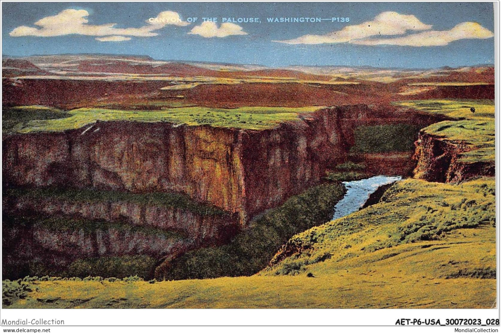 AETP6-USA-0449 - WASHINGTON - Canyon Of The Palouse - Altri & Non Classificati