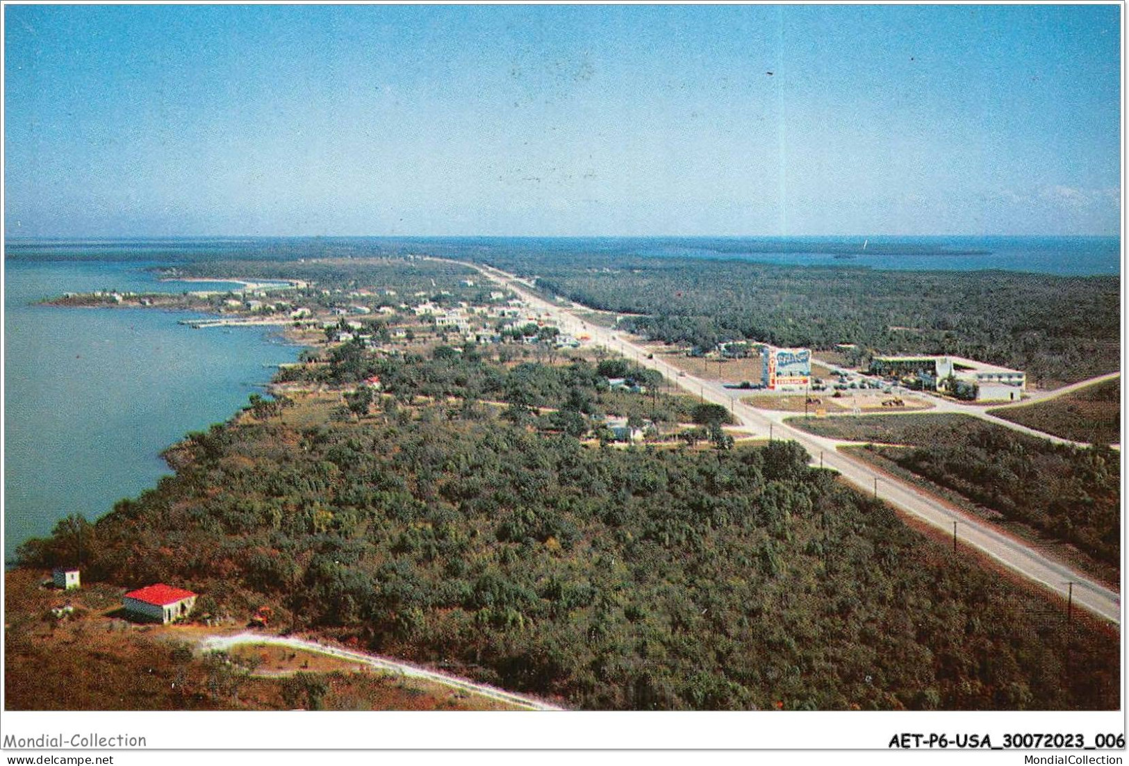 AETP6-USA-0438 - FLORIDA - Air View Of Key Largo On The Famous Overseas Highway - Key West & The Keys