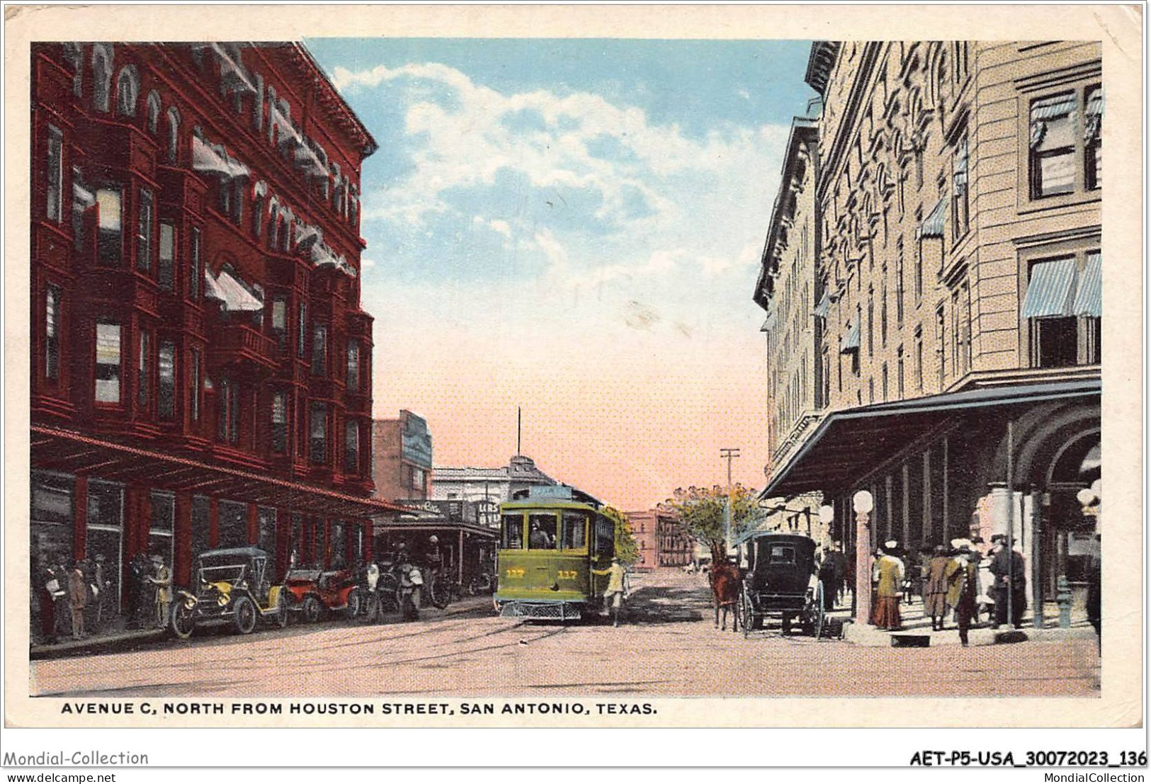 AETP5-USA-0417 - SAN ANTONIO - TEXAS - Avenue - North From Houston Street - San Antonio