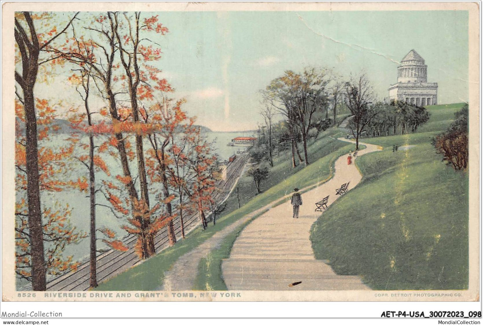 AETP4-USA-0323 - NEW YORK - Riverside Drive And Grant's Tomb - Panoramic Views