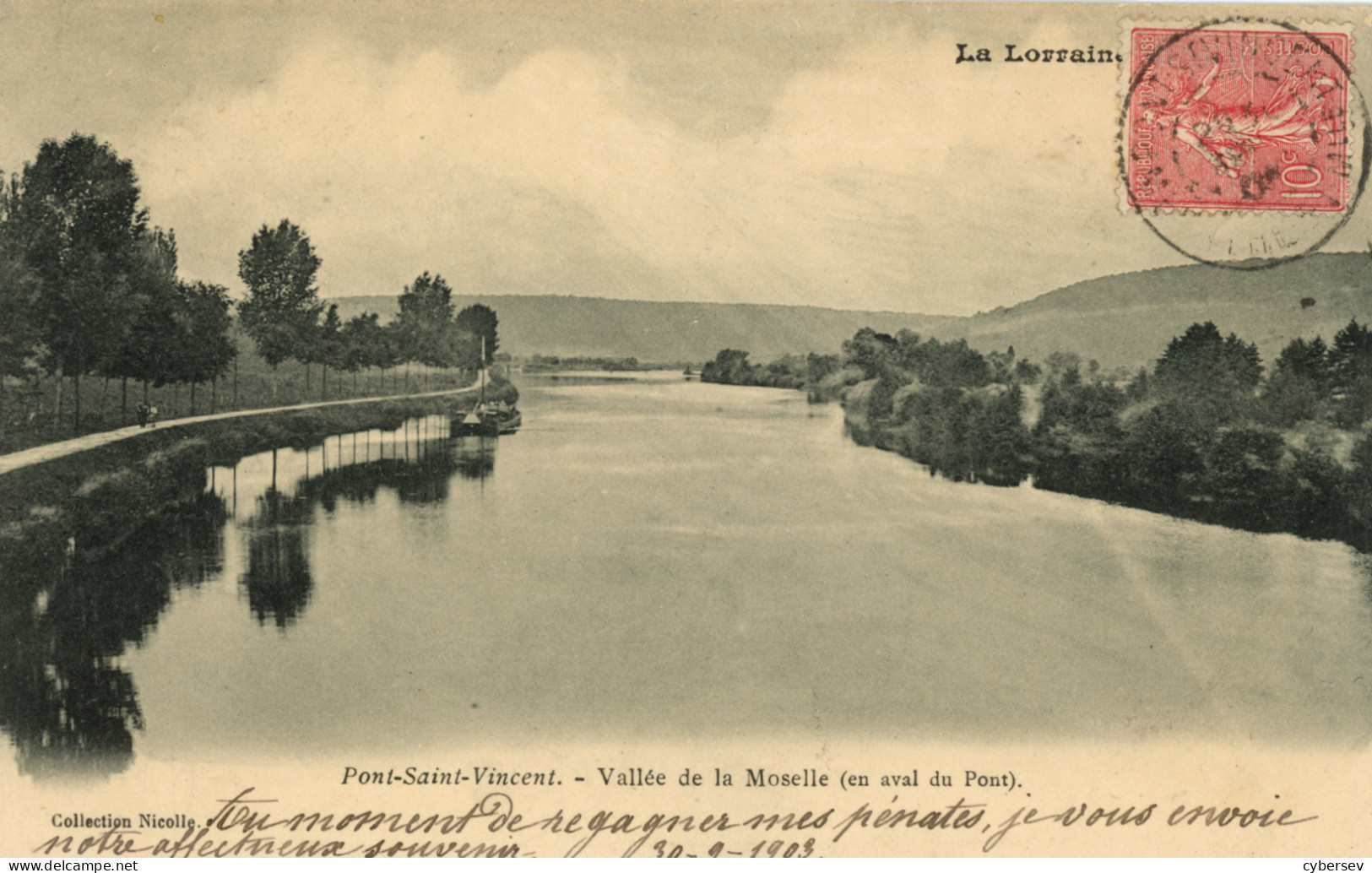 PONT-SAINT-VINCENT - Vallée De La Moselle (en Aval Du Pont) - Other & Unclassified