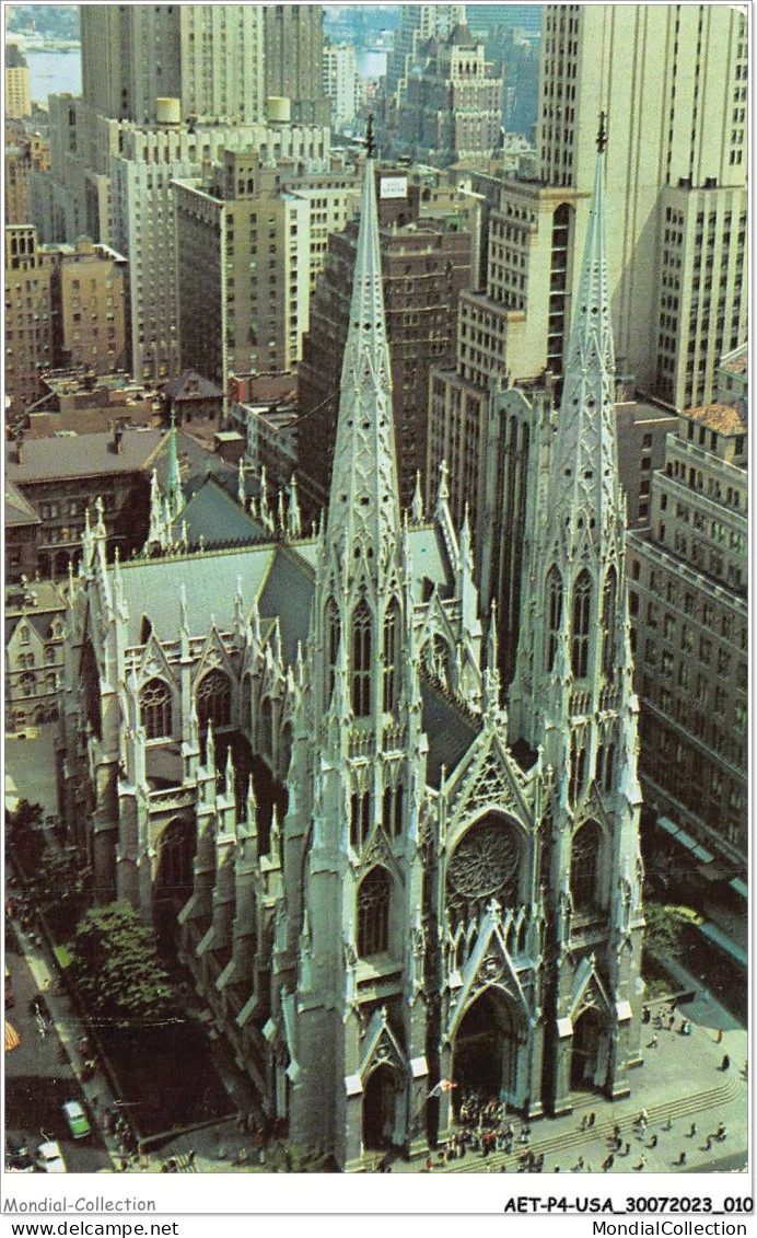 AETP4-USA-0279 - NEW YORK CITY - St Patrick's Cathedral Is Located On Fifth Avenue At 50th Street - Églises