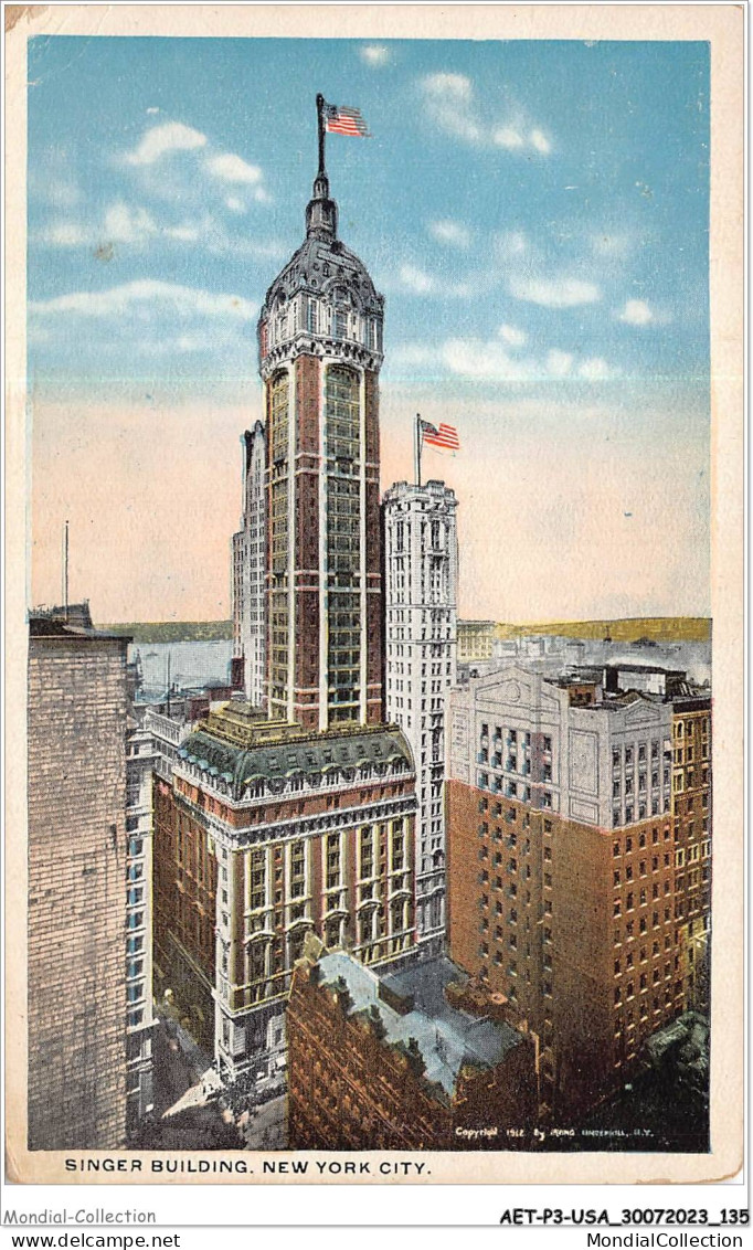 AETP3-USA-0256 - NEW YORK CITY - Singer Building - Andere Monumente & Gebäude
