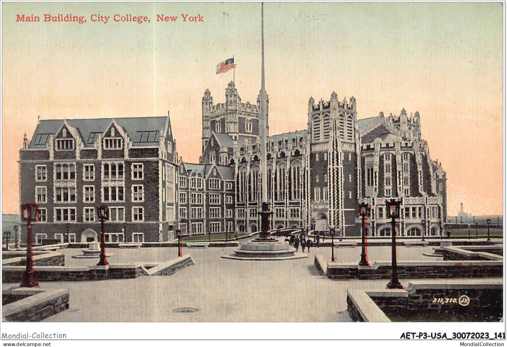 AETP3-USA-0259 - NEW YORK - Main Building - City College - Education, Schools And Universities