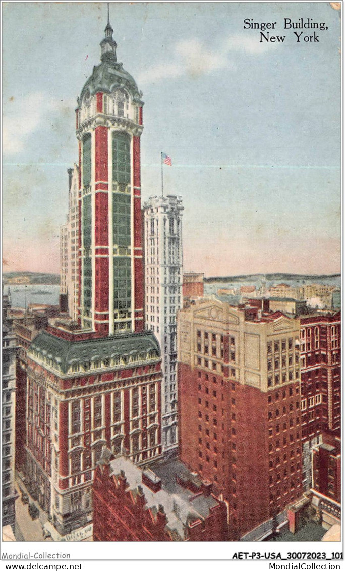 AETP3-USA-0239 - NEW YORK - Singer Building - Otros Monumentos Y Edificios