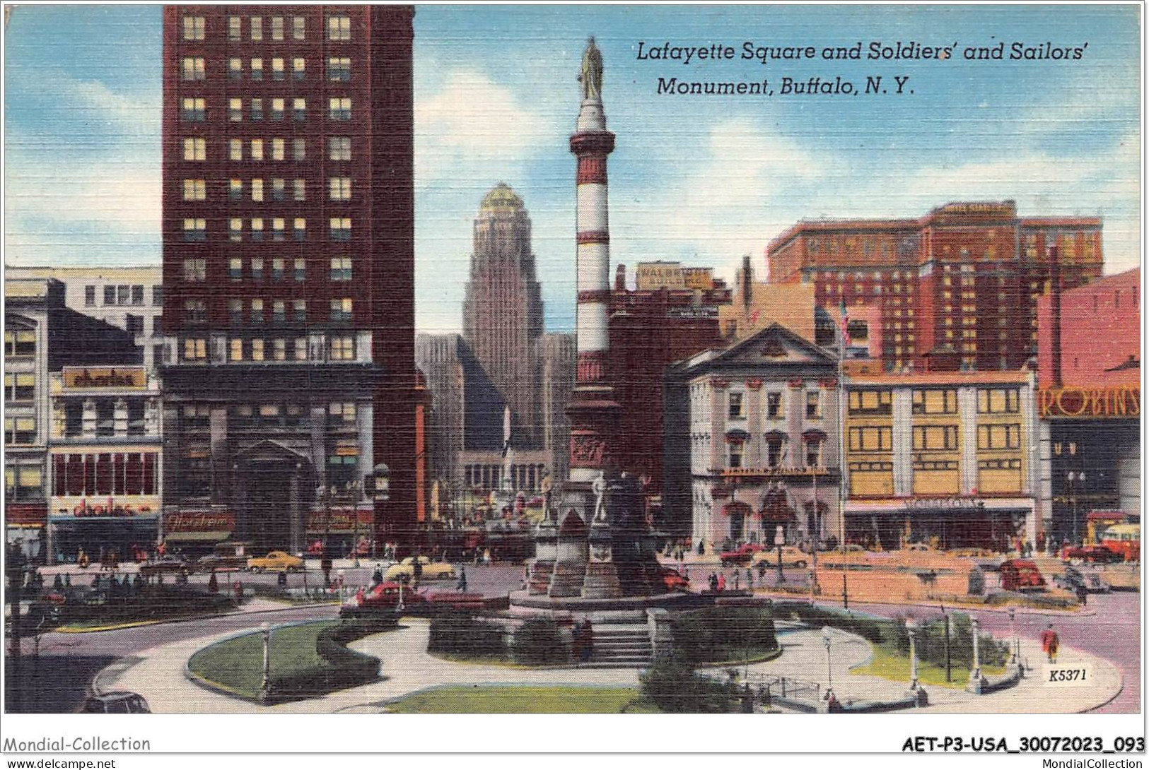 AETP3-USA-0235 - NEW YORK - Lafayette Square And Soldier's And Sailors Monument - Buffalo - Altri Monumenti, Edifici