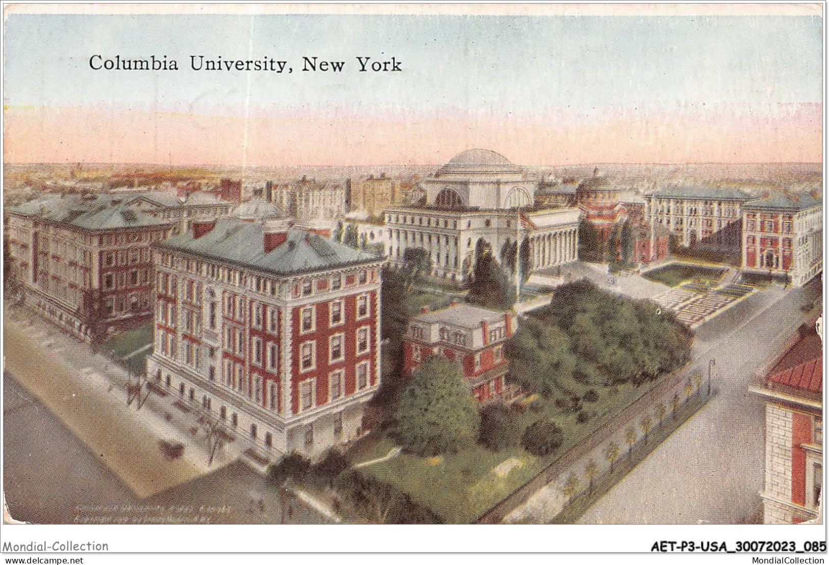 AETP3-USA-0231 - NEW YORK - Columbia University - Education, Schools And Universities