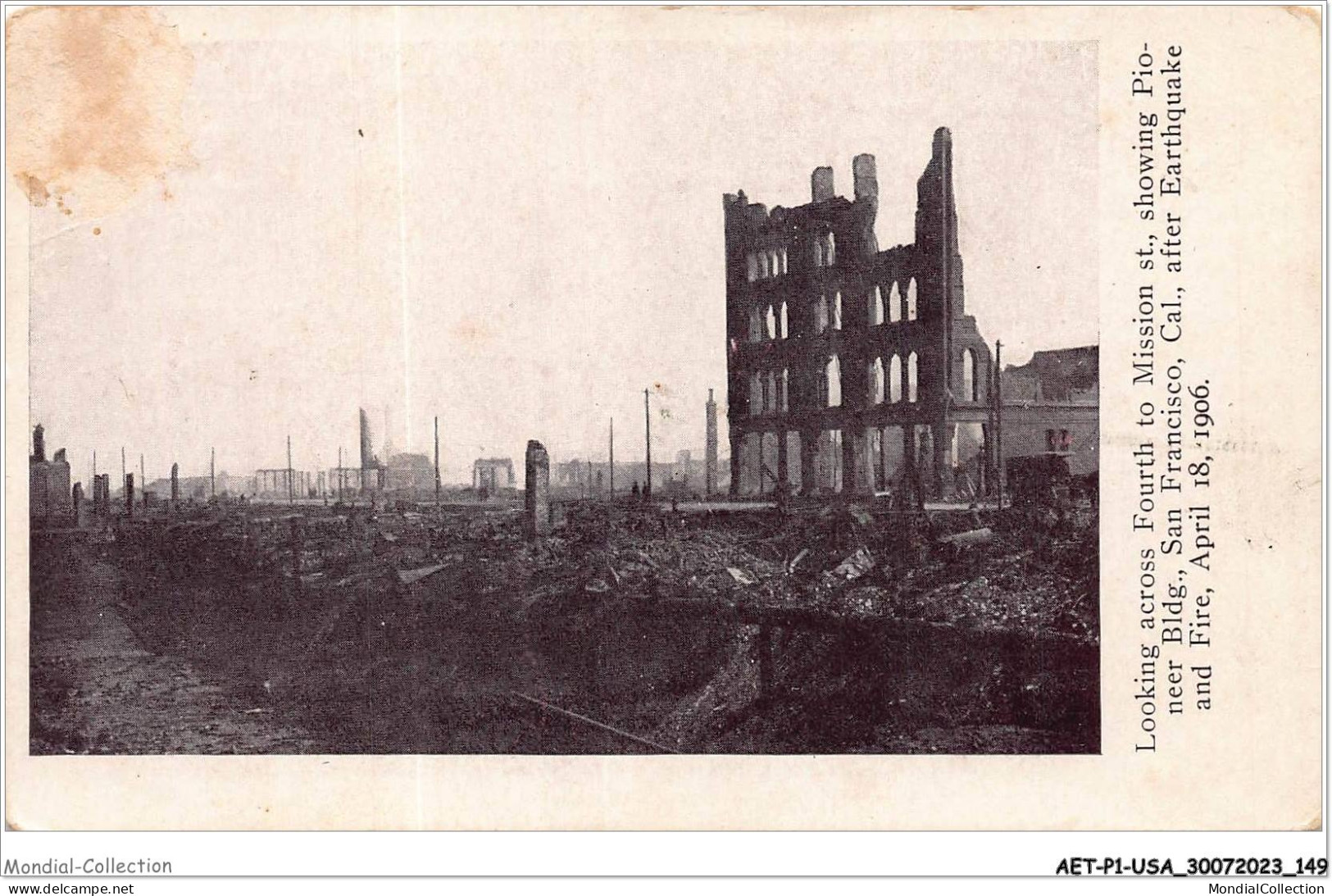 AETP1-USA-0076 - SAN FRANCISCO - After Earthquake And Fire - April 18 - 1906 - San Francisco