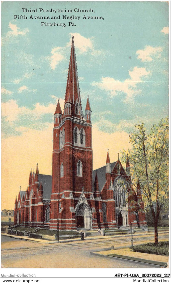 AETP1-USA-0060 - PITTSBURGH PA - Third Presbyterian Church - Fifth Avenue And Negley Avenue - Pittsburgh