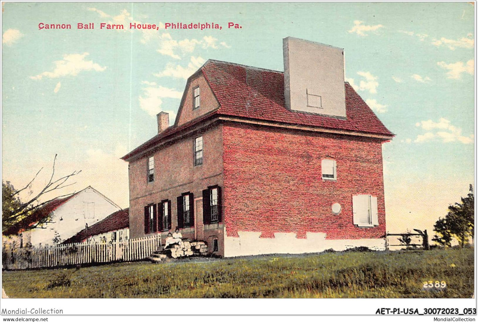 AETP1-USA-0028 - PHILADELPHIA PA - Cannon Ball Farm House - Philadelphia