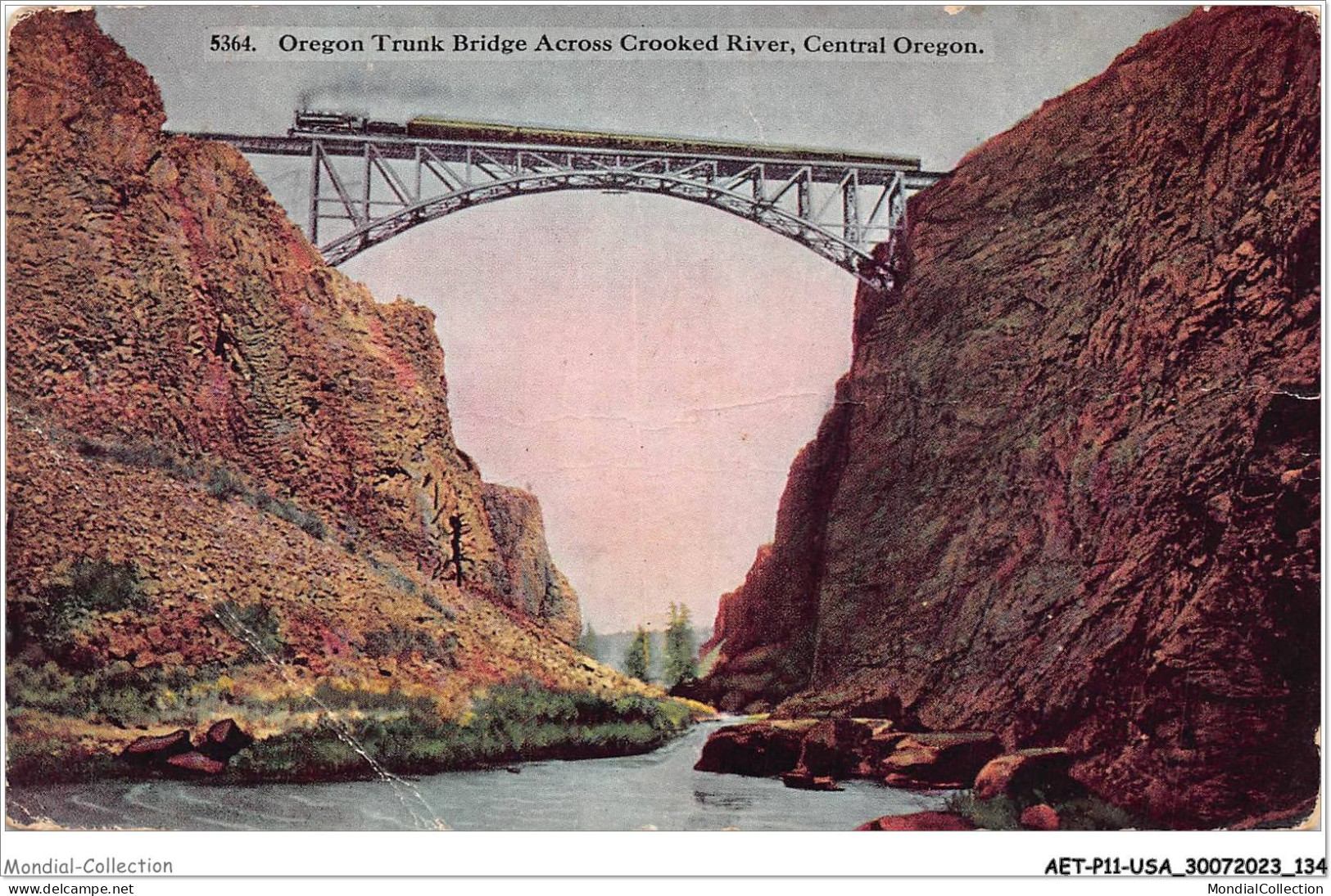 AETP11-USA-0949 - CENTRAL OREGON - Oregon Trunk Bridge Across Crooked River - Andere & Zonder Classificatie