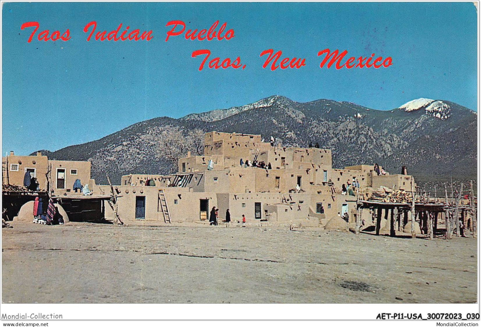 AETP11-USA-0897 - NEAR TAOS - NEW MEXICO - Taos Indian Pueblo - Altri & Non Classificati