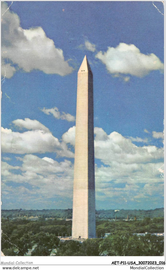 AETP11-USA-0890 - NEW YORK - This Marble Monument To George Washington - Andere Monumente & Gebäude