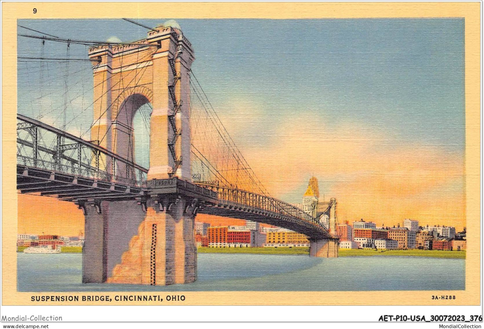 AETP10-USA-0878 - CINCINNATI - OHIO - Suspension Bridge - Cincinnati