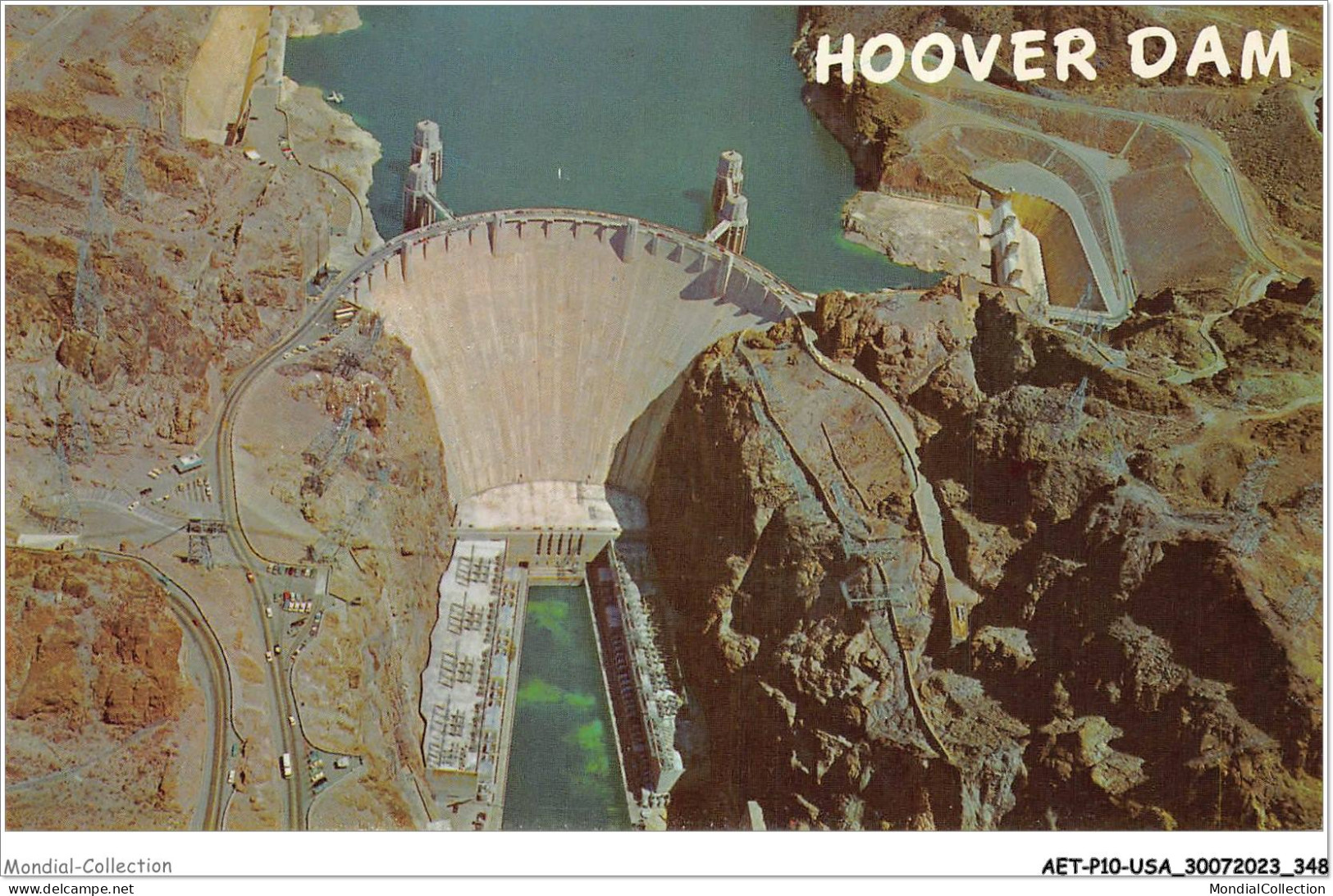 AETP10-USA-0864 - NEVADA-ARIZONA - Hoover Dam - Altri & Non Classificati